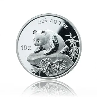 1 Unze Silbermünze China Panda 1999