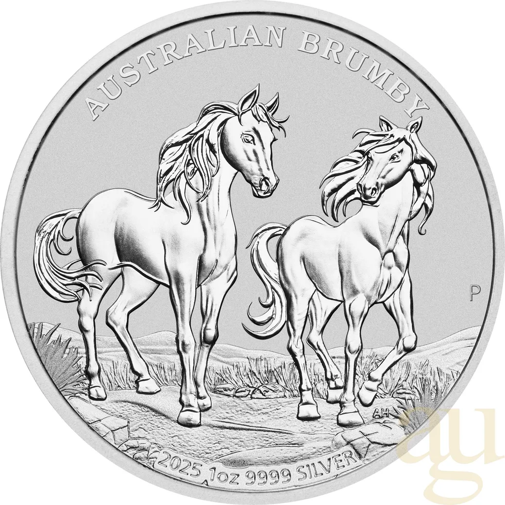 1 Unze Silbermünze Australien Brumby 2025