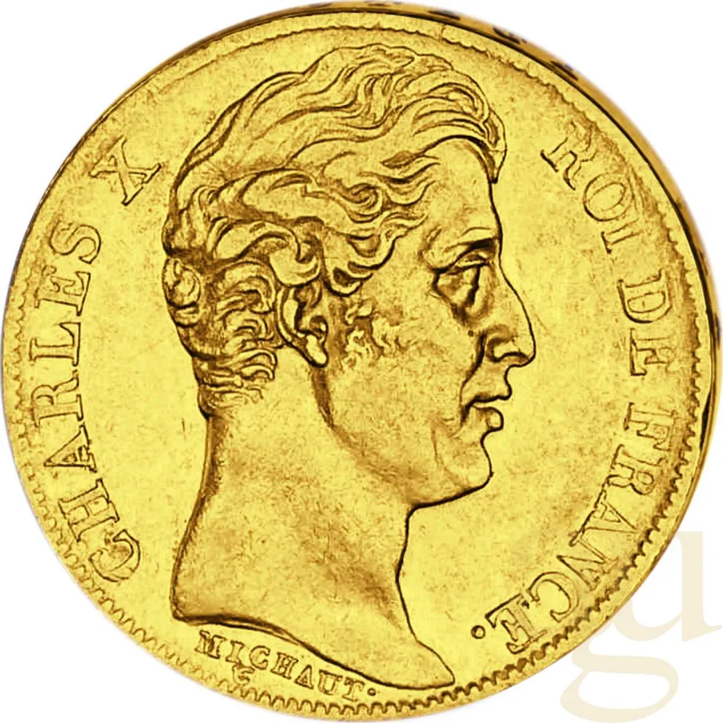 20 Francs Goldmünze Charles X (1825-1830)