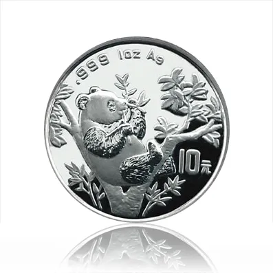 1 Unze Silbermünze China Panda 1995