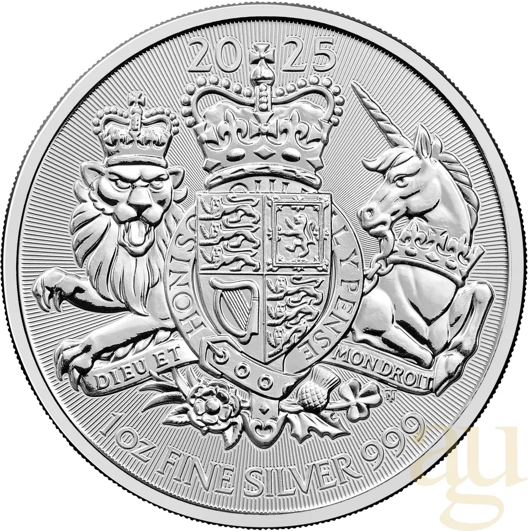 1 Unze Silbermünze Großbritannien Royal Arms 2025