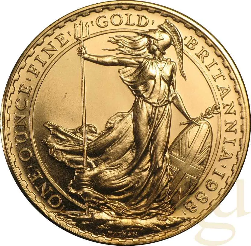 1 Unze Goldmünze Britannia 1988