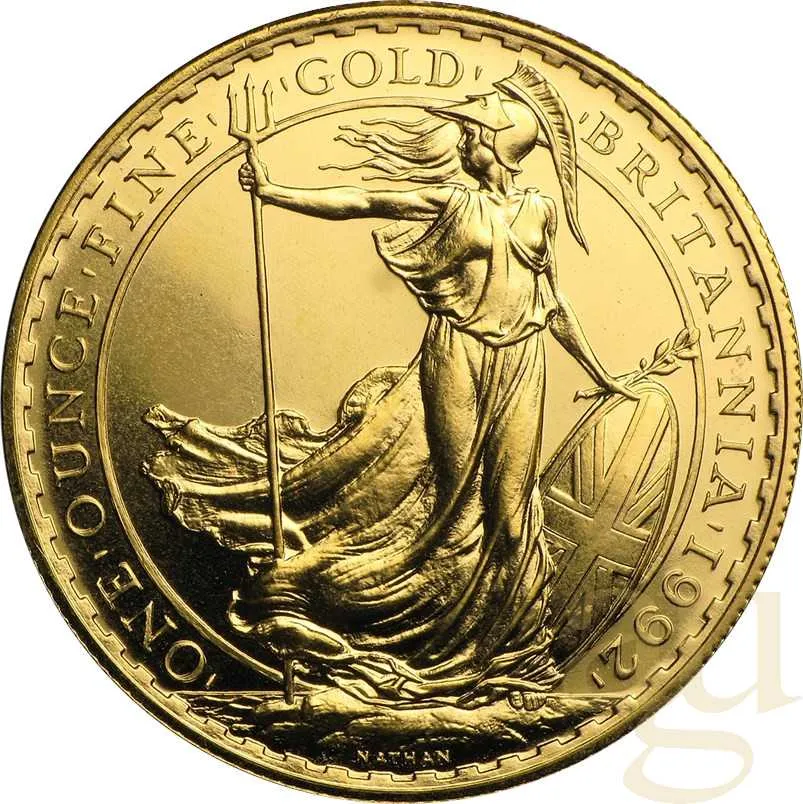 1 Unze Goldmünze Britannia 1992