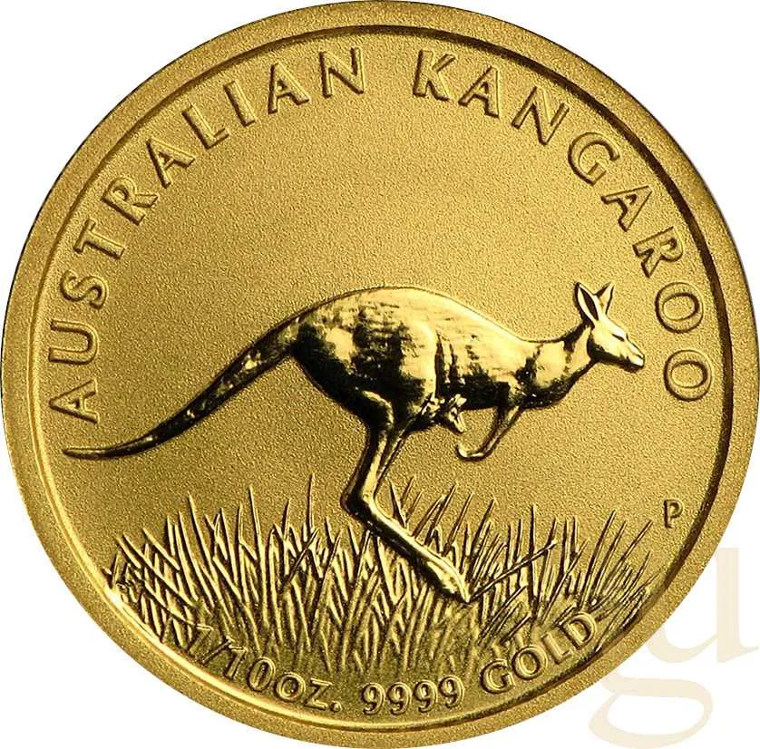 1/10 Unze Goldmünze Australien Känguru 2008