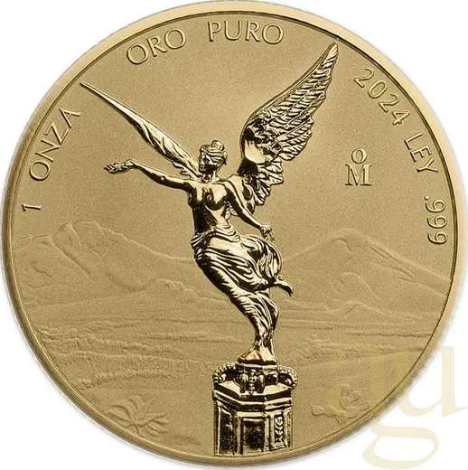 1 Unze Goldmünze Mexiko Libertad 2024 - Reverse polierte Platte