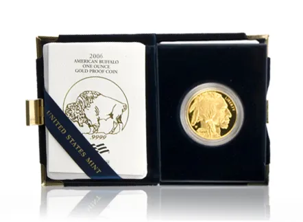 1 Unze Goldmünze American Buffalo 2007 polierte Platte
