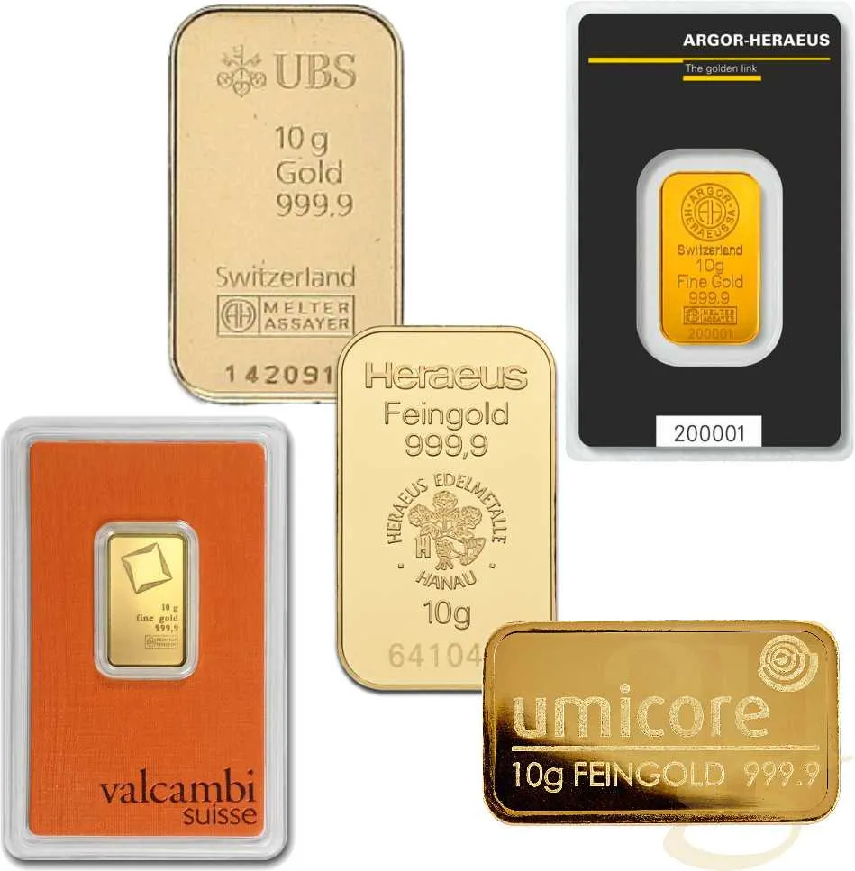10 Gramm Goldbarren