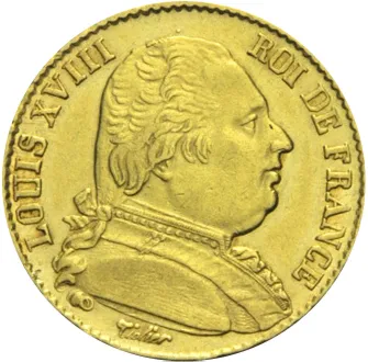 20 Francs Louis XVIII (1814-1815)