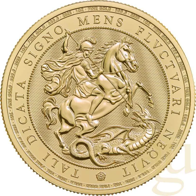 1 Unze Goldmünze St. George and the Dragon 2026