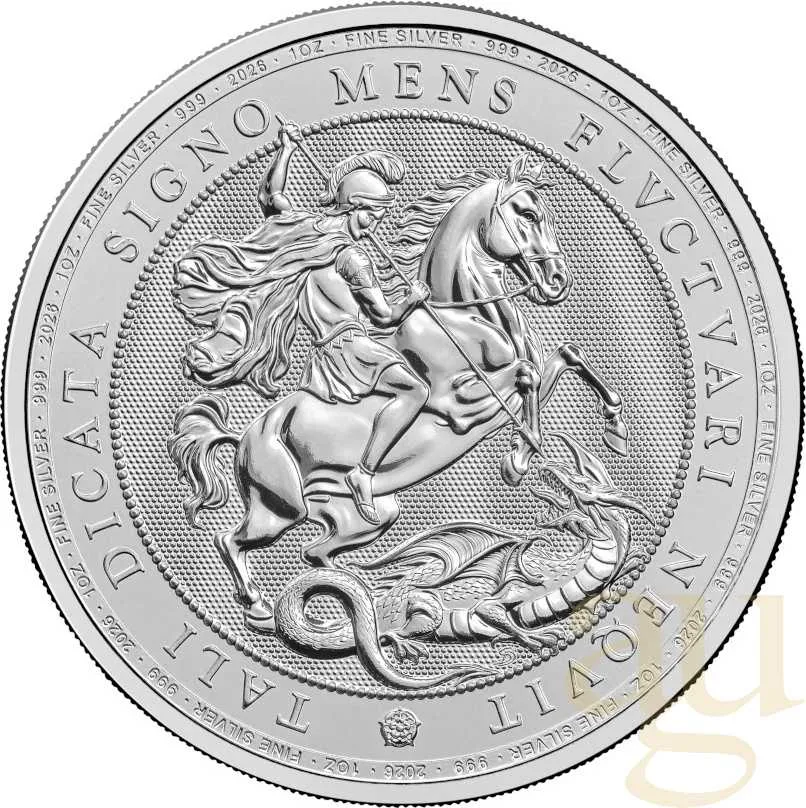 1 Unze Silbermünze St. George and the Dragon 2026