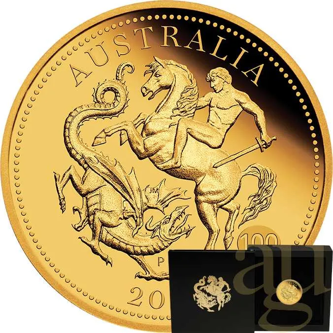 Australian Quarter Sovereign 2026 Goldmünze - polierte Platte