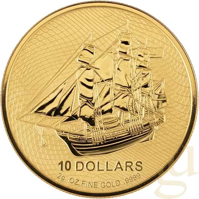 2 Gramm Goldmünze Cook Islands Bounty 2026