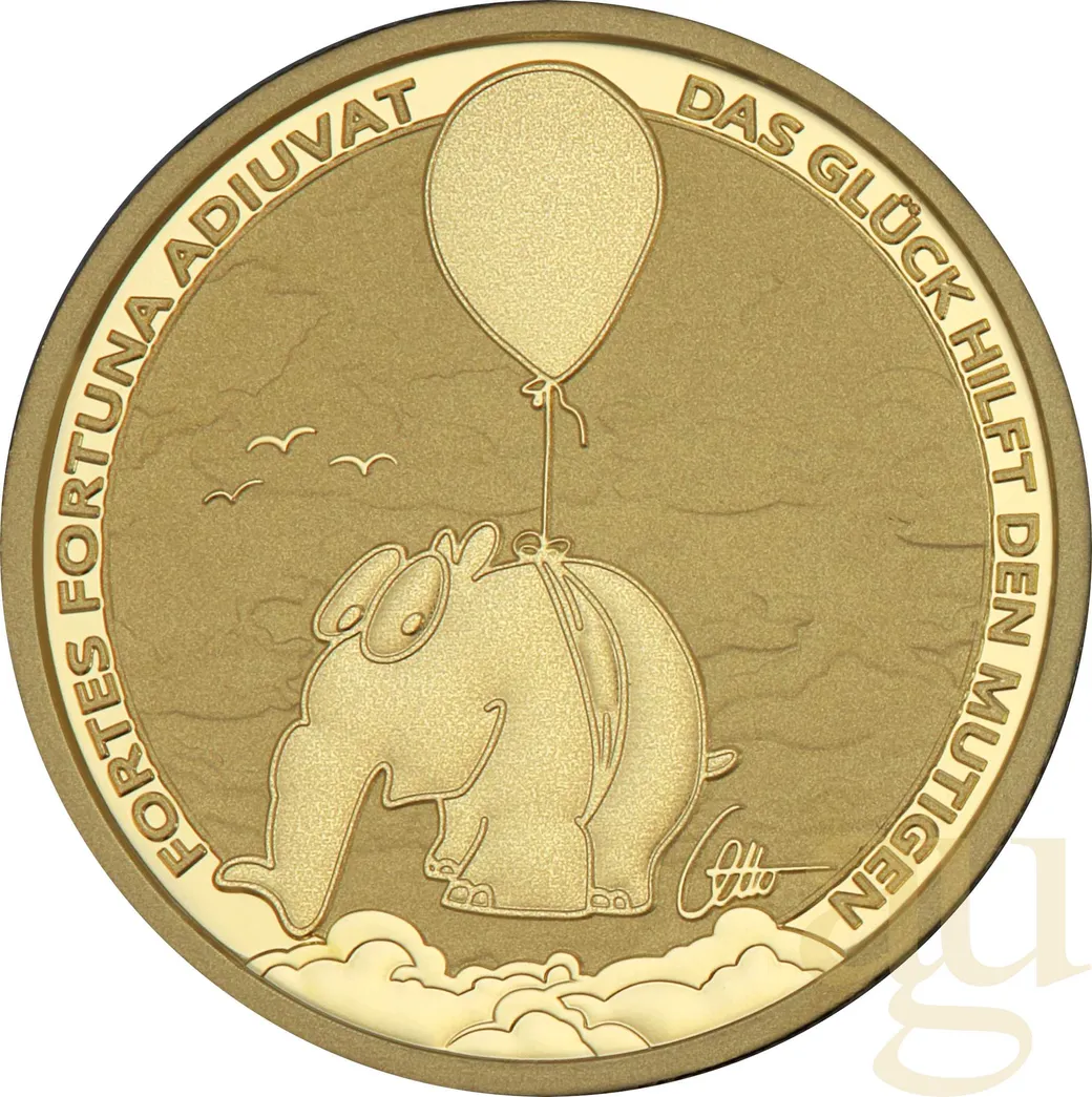 1 Unze Goldmünze Tuvalu Ottifant 2026