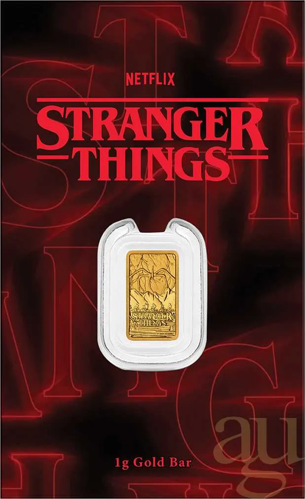 1 Gramm Goldbarren Perth Mint - Stranger Things