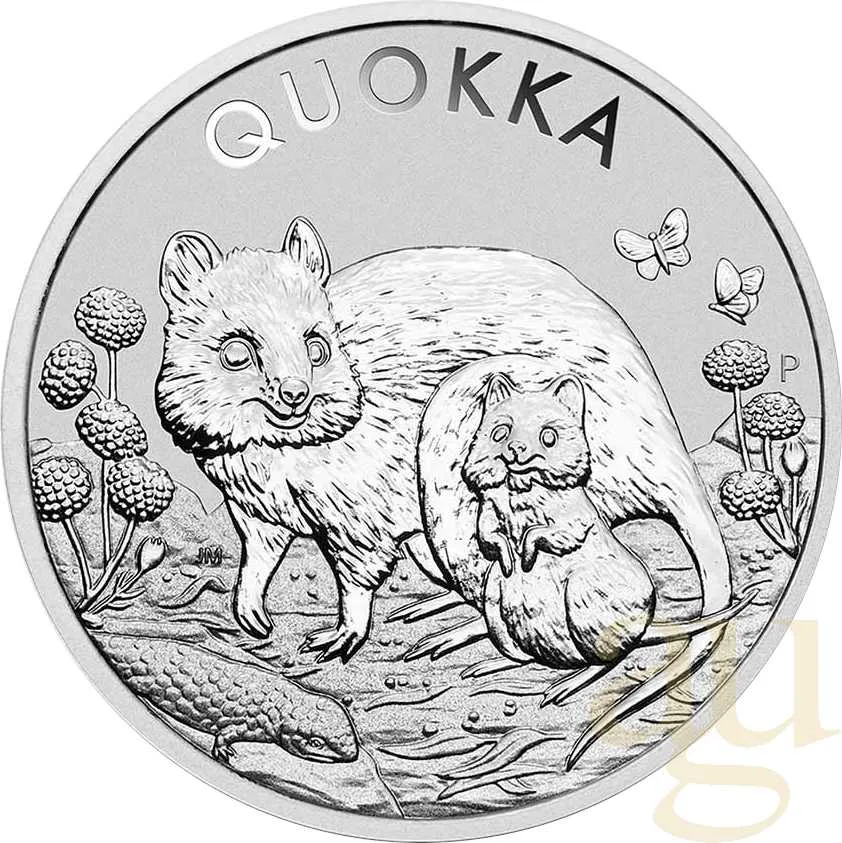 1 Unze Silbermünze Australien Quokka 2021
