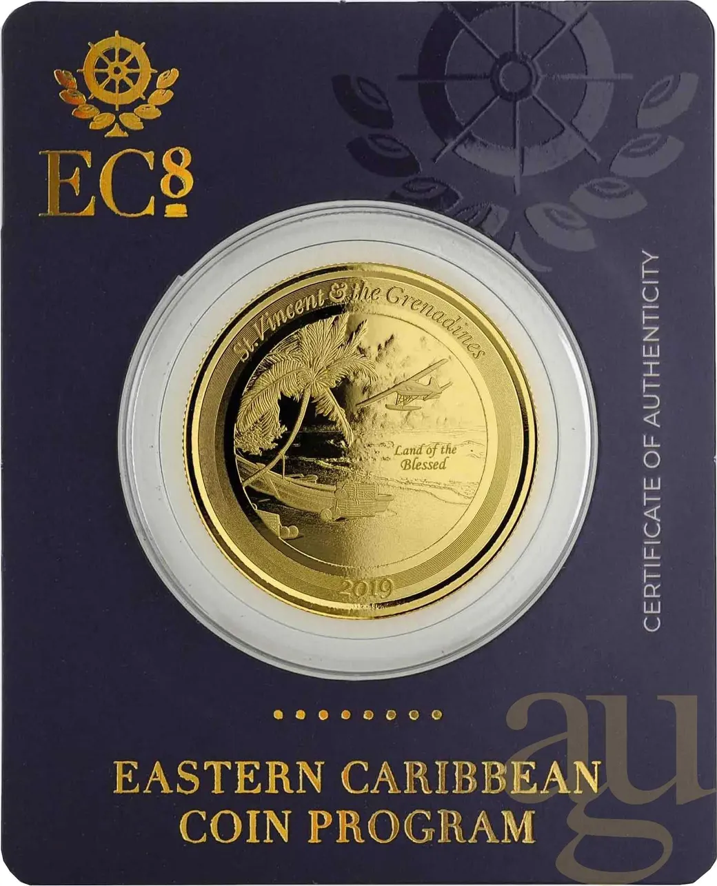 1 Unze Goldmünze EC8 St. Vincent & the Grenadines Island Hopping 2019