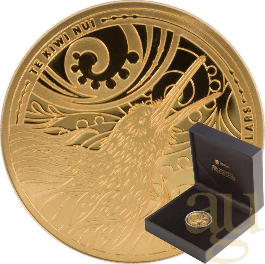 1/4 Unze Goldmünze Neuseeland Kiwi 2026 - polierte Platte
