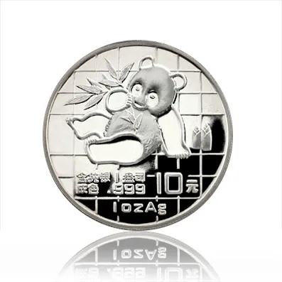 1 Unze Silbermünze China Panda 1989