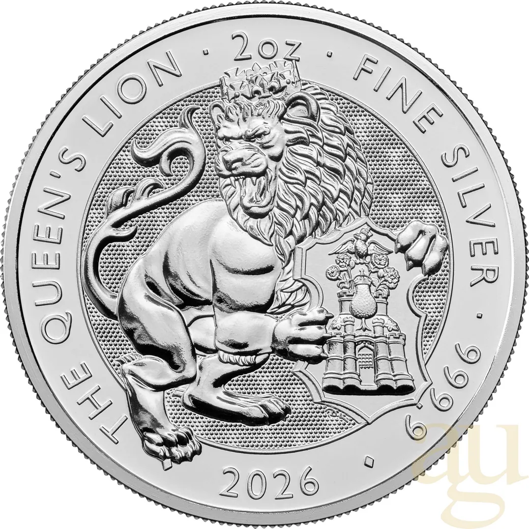 2 Unzen Silbermünze Tudor Beasts Queen's Lion 2026
