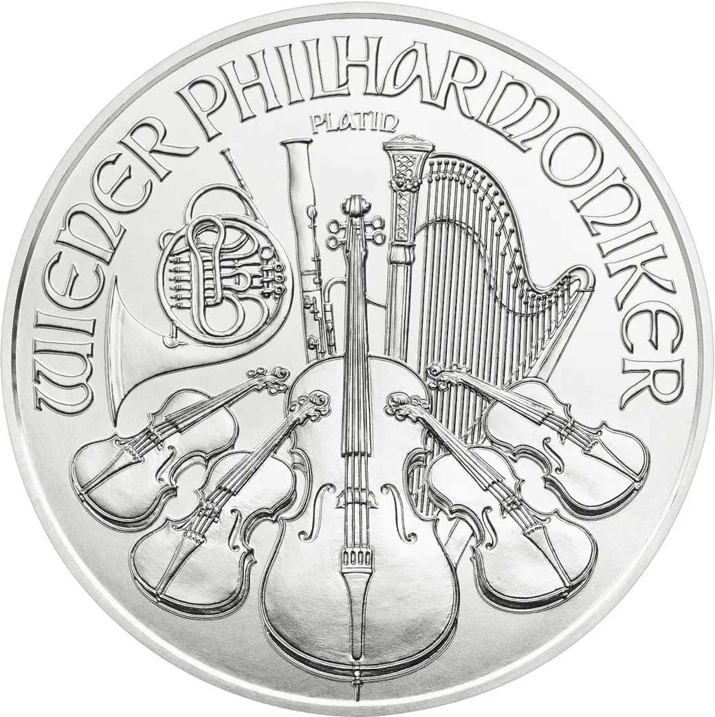 1 Unze Platinmünze Wiener Philharmoniker 2026