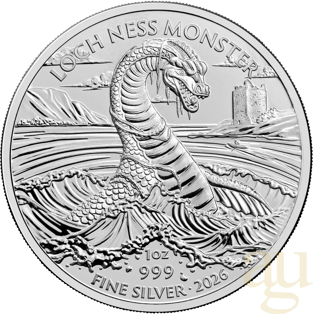 1 Unze Silbermünze Legendary Creatures - Loch Ness Monster 2026