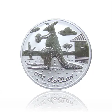 1 Unze Silbermünze Australien Känguru 2008 (RAM)