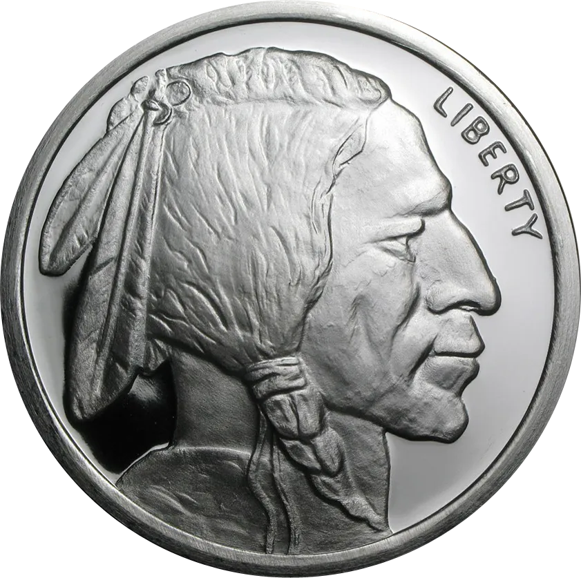 5 Unzen Silber American Buffalo Round