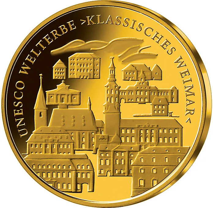 1/2 Unze Goldmünze - 100 Euro Weimar 2006 (A)