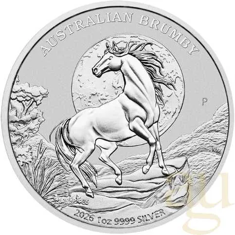 1 Unze Silbermünze Australien Brumby 2026