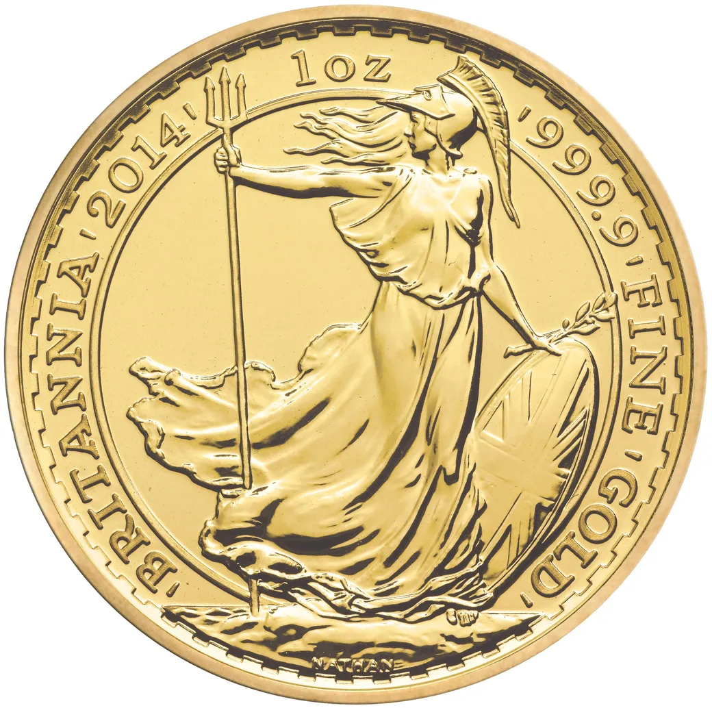 1 Unze Goldmünze Britannia 2014