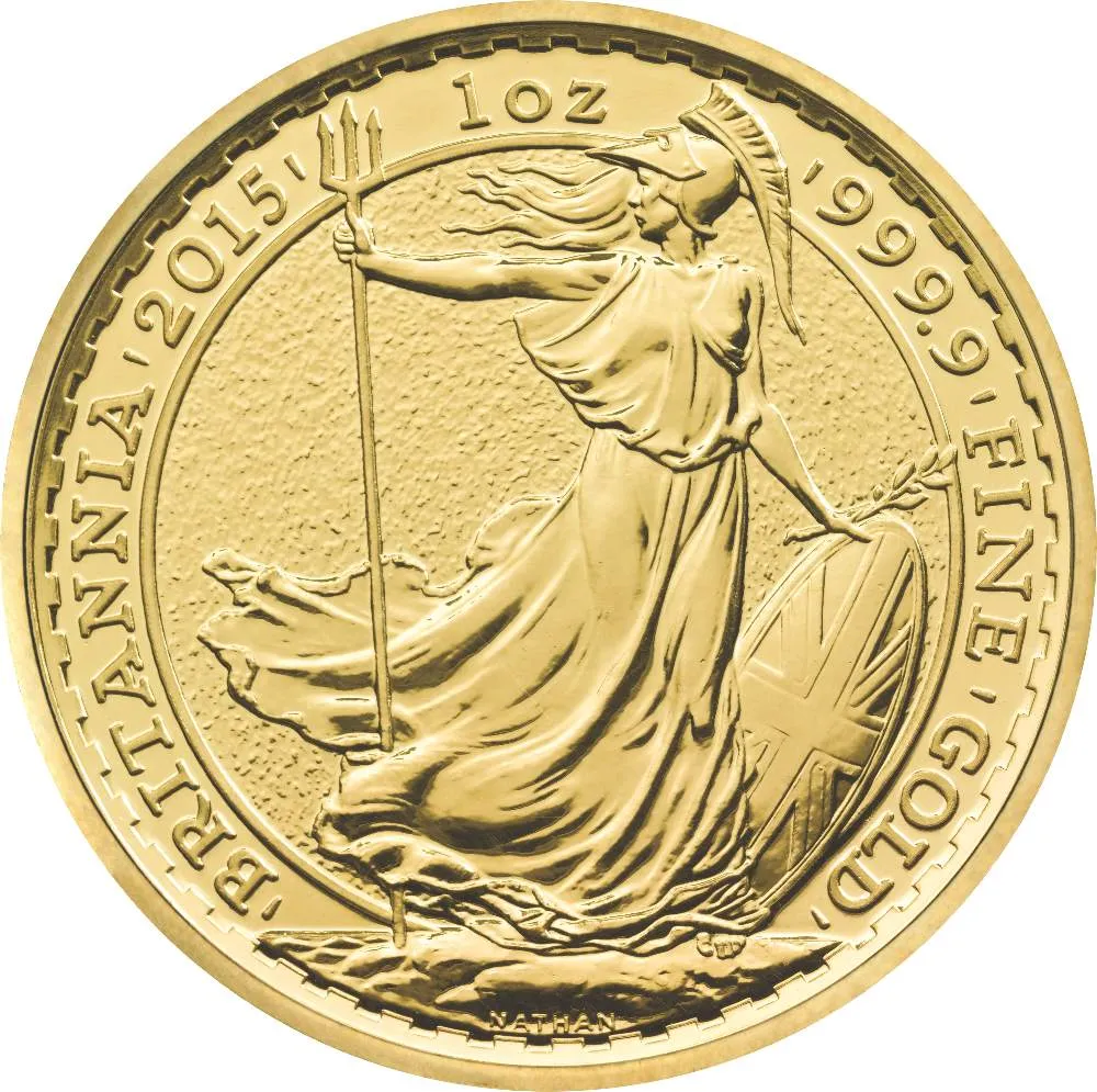 1 Unze Goldmünze Britannia 2015