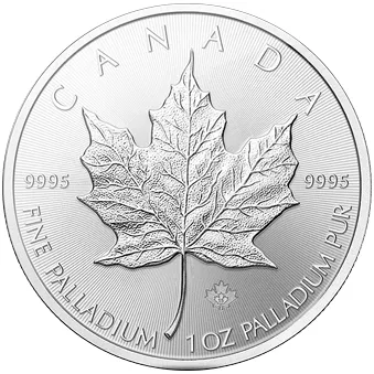 1 Unze Palladiummünze Maple Leaf