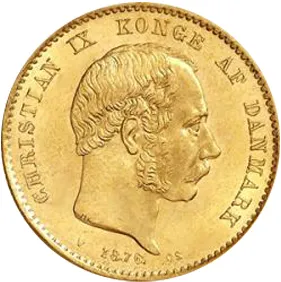 20 Kronen Goldmünze Dänemark Christian IX.