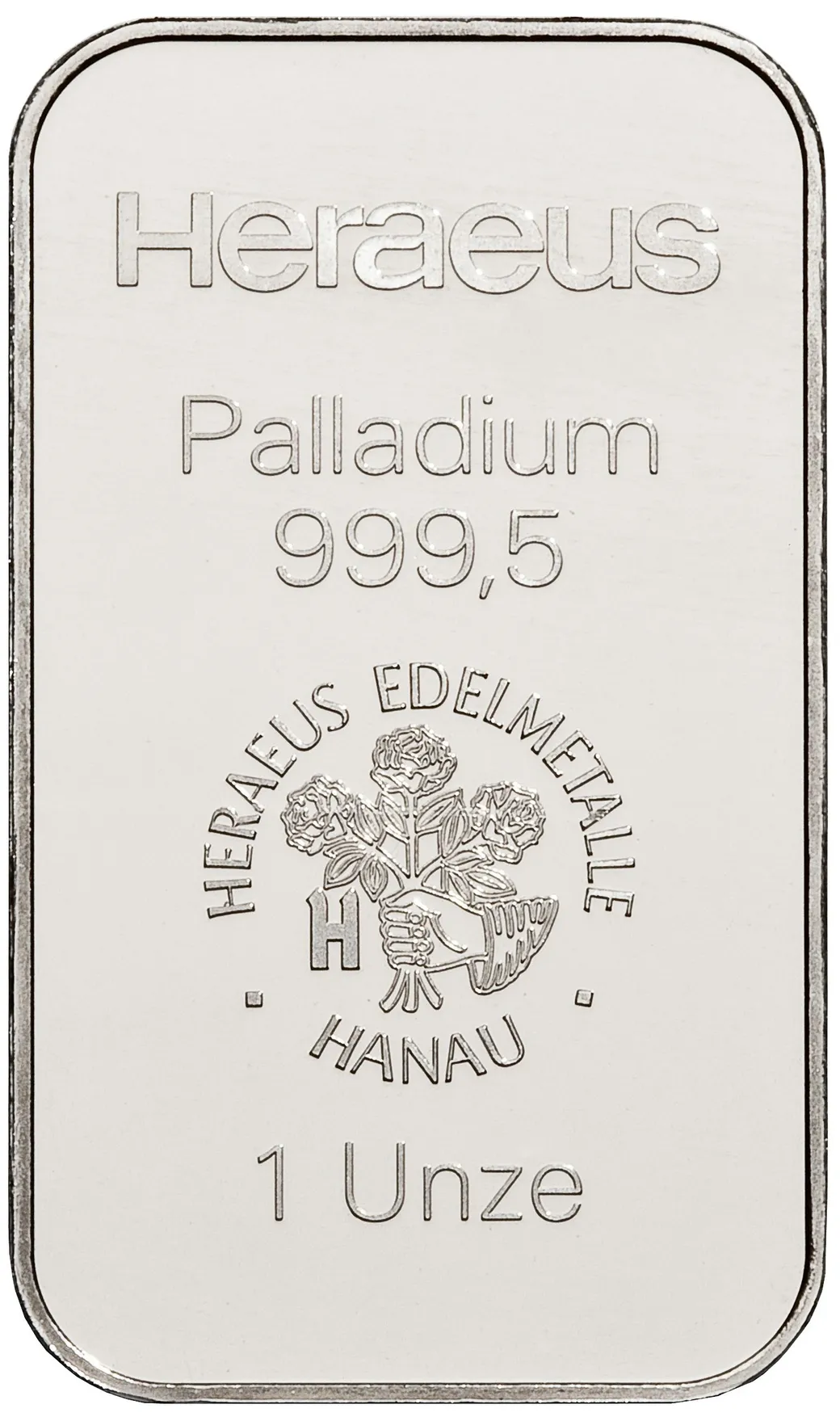 31,1 Gramm Palladiumbarren Heraeus
