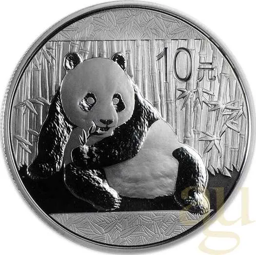 1 Unze Silbermünze China Panda 2015