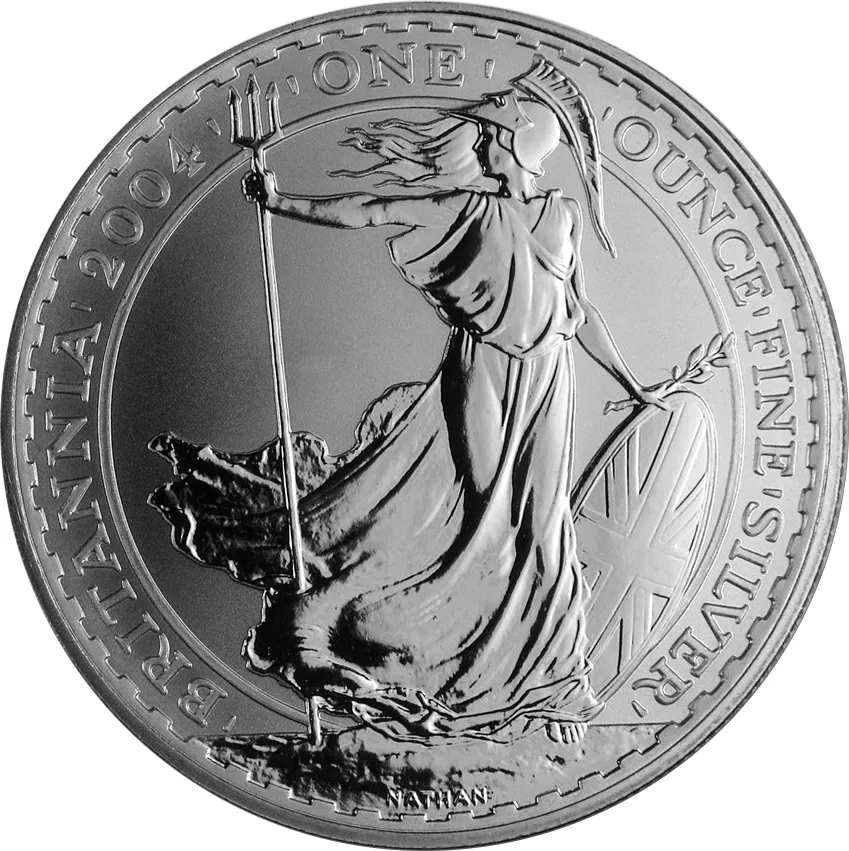 1 Unze Silbermünze Britannia 2004