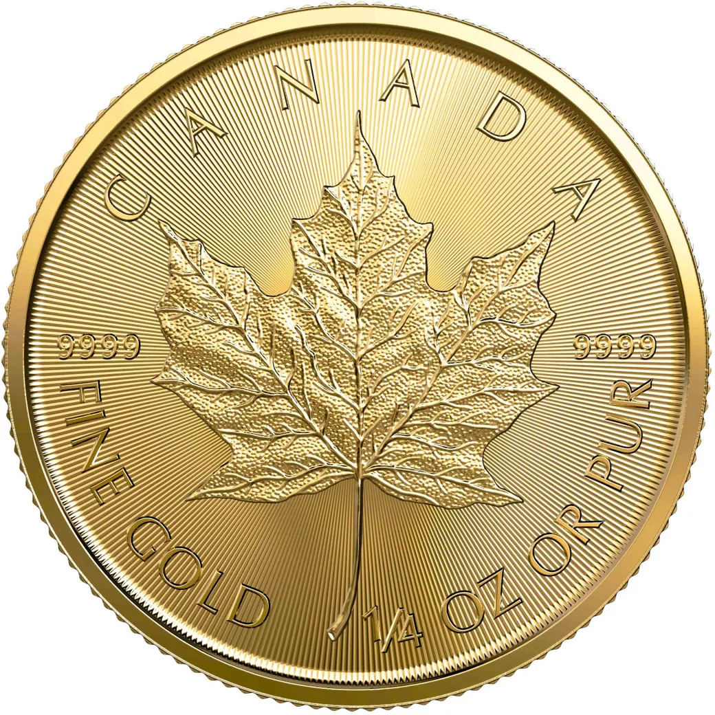 1/4 Unze Goldmünze Maple Leaf 2022