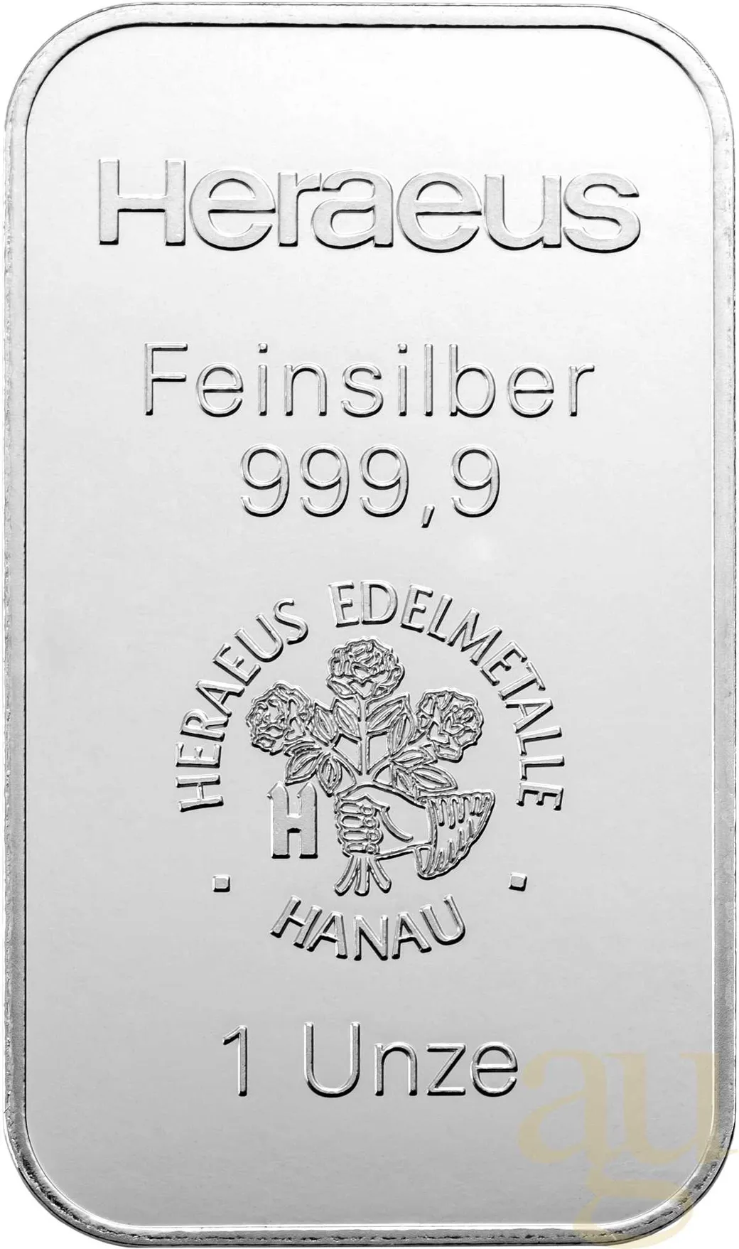 31,1 Gramm Silberbarren Heraeus
