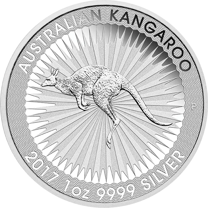 1 Unze Silbermünze Australien Känguru