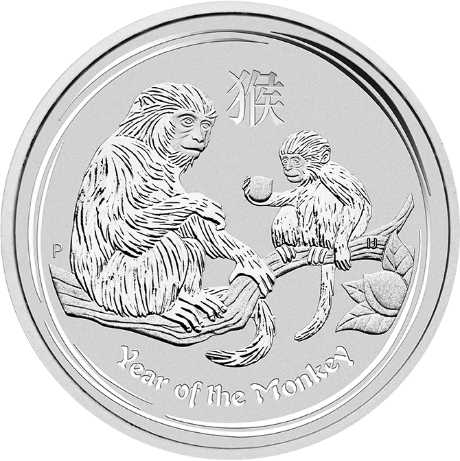 10 Kilogramm Silbermünze Australien Lunar II Affe 2016
