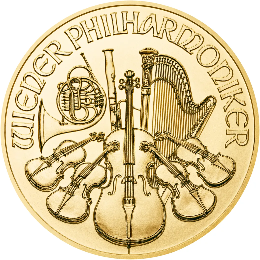 1/25 Unze Goldmünze Wiener Philharmoniker