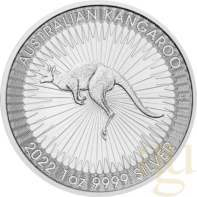 1 Unze Silbermünze Australien Känguru 2022