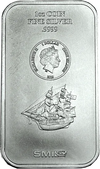 31,1 Gramm Silber Cook Islands Münzbarren