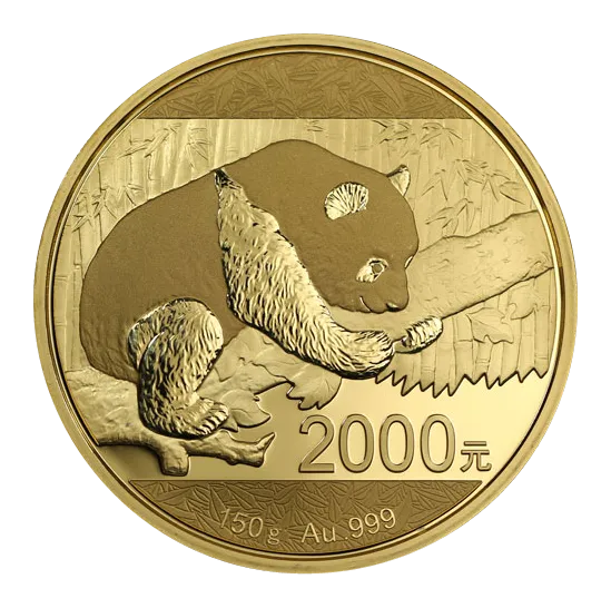 150g Goldmünze China Panda 2016 - proof