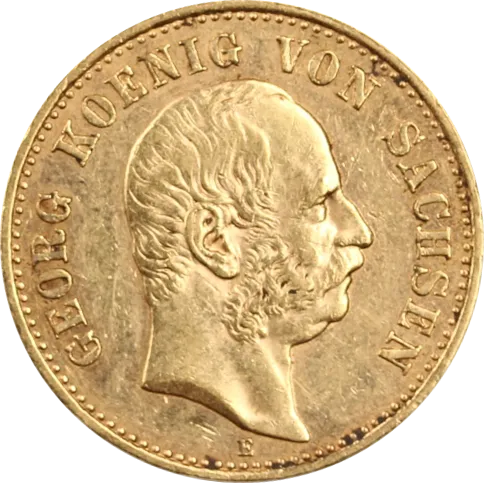 20 Mark Goldmünze Georg von Sachsen