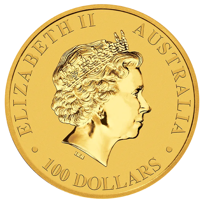 1 Unze Goldmünze Australien Känguru 2001