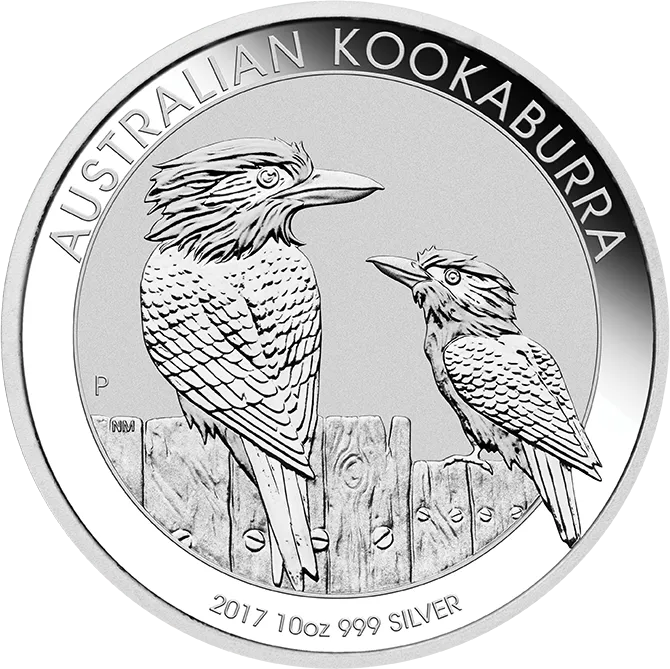 10 Unzen Silbermünze Australien Kookaburra 2017