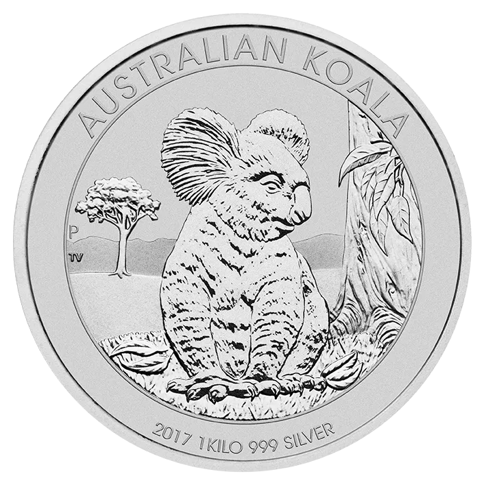 1 Kilogramm Silbermünze Australien Koala 2017