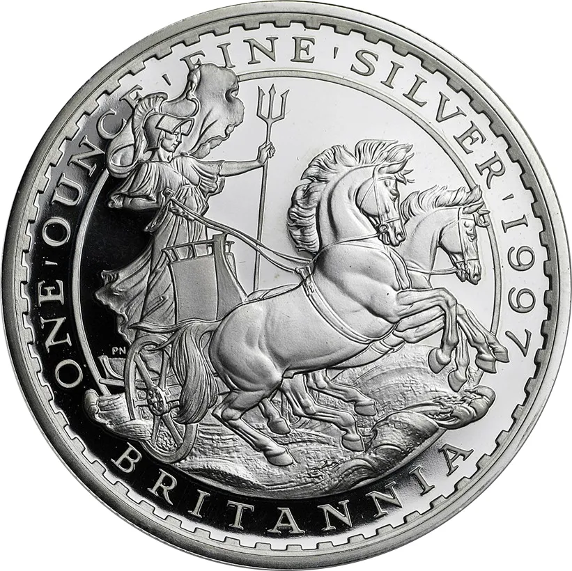 1 Unze Silbermünze Britannia 1997