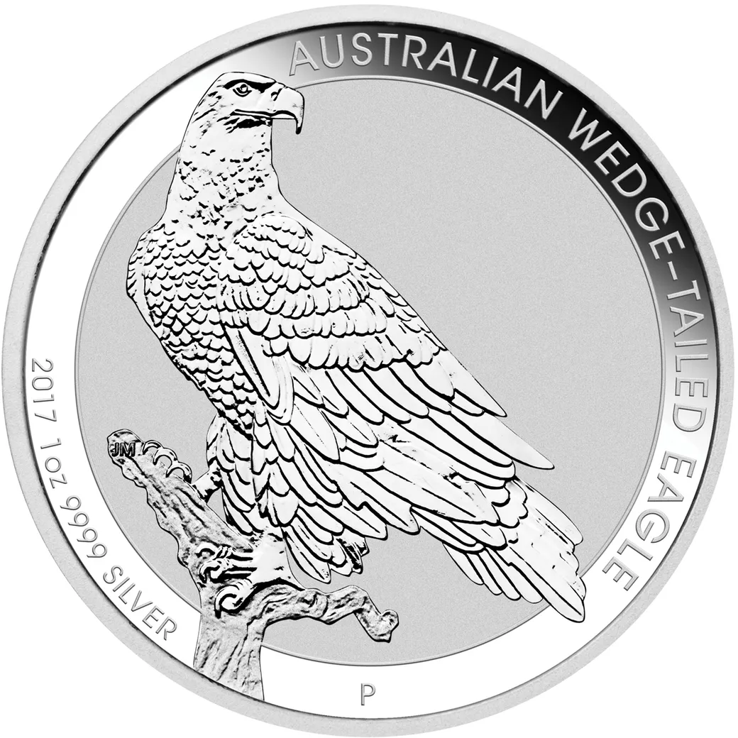 1 Unze Silbermünze Australien Wedge Tailed Eagle 2017